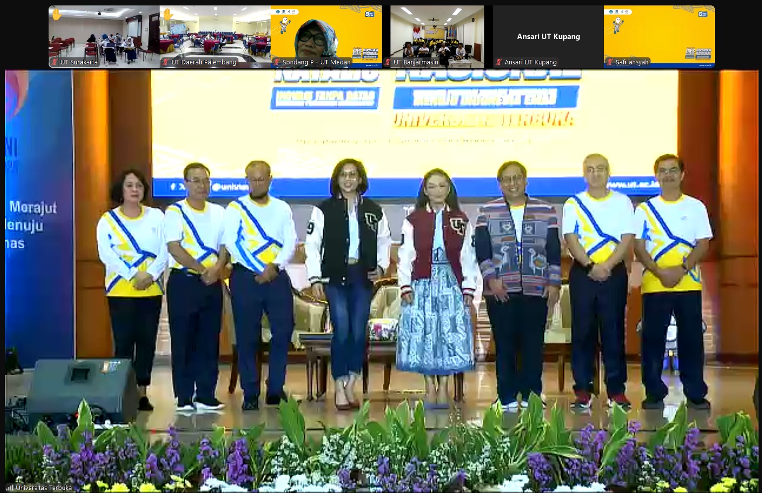 UT Medan Ikuti Pembukaan Dies Natalis UT ke-41 dan Disporseni Nasional UT 2025 Secara Daring