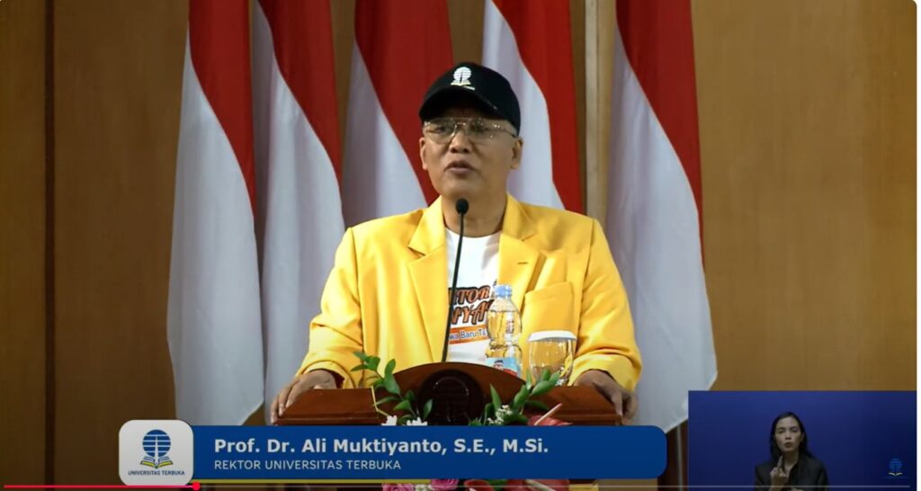 Rektor UT Menyapa Mahasiswa Baru Tahun Akademik 2025/2026 Ganjil