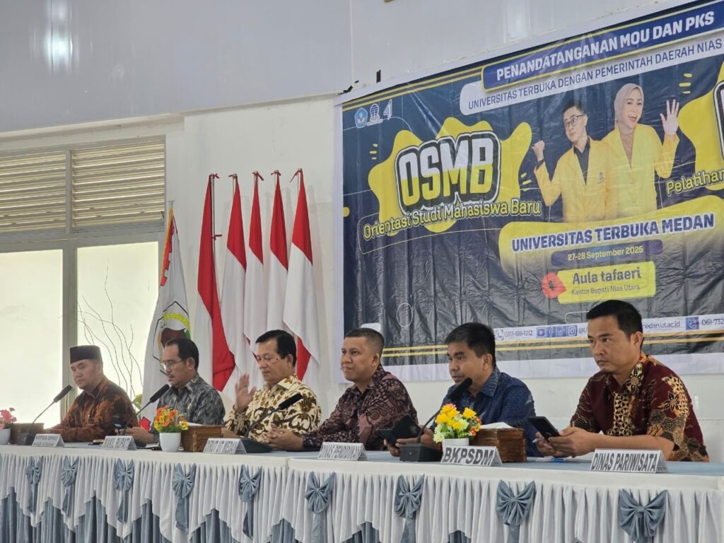UT dan Pemkab Nias Utara Resmi Jalin Kerja Sama Pendidikan Jarak Jauh: Perluas Akses dan Tingkatkan SDM Daerah