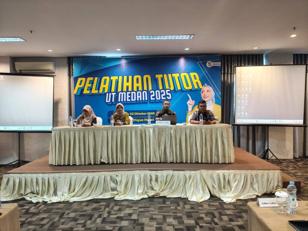 Tutor Hebat, Mahasiswa Cerdas: UT Medan Siapkan Tutor Unggul Melalui Pelatihan Tutor