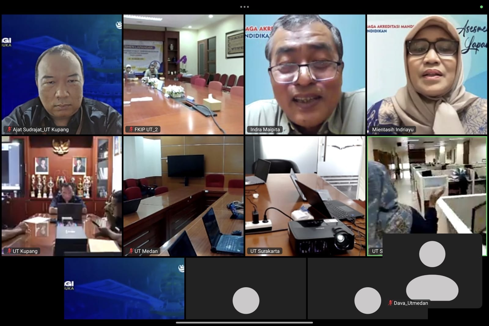 UT Medan Laksanakan Akreditasi Lapangan Daring Program Studi S1 Pendidikan Ekonomi Bersama LAM Kependidikan