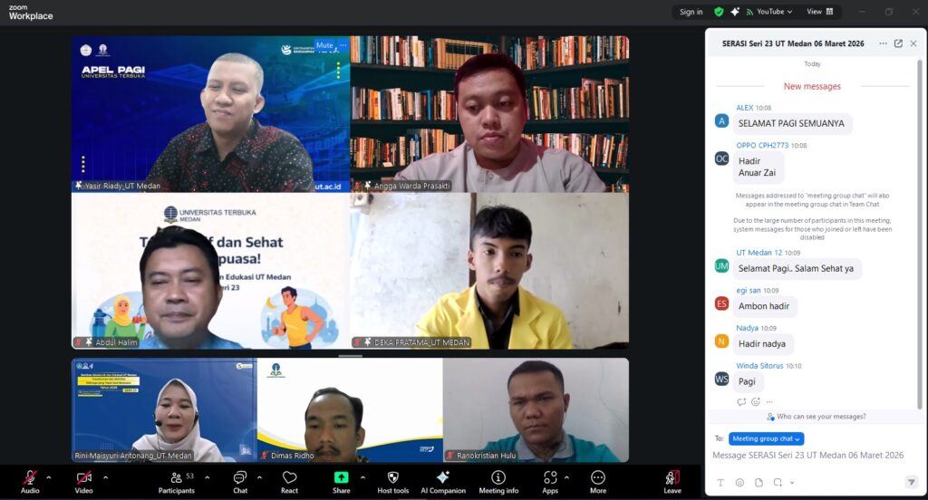 SERASI Seri 23 UT Medan Angkat Tema Transformasi dan Aktivitas Olahraga yang Tepat Saat Berpuasa