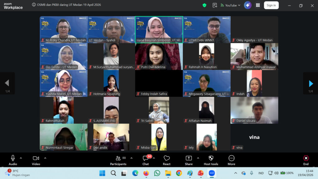 UT Medan Gelar OSMB dan PKBJJ Online 2025/2026, Bekali Mahasiswa Baru Kuasai Sistem Belajar Jarak Jauh