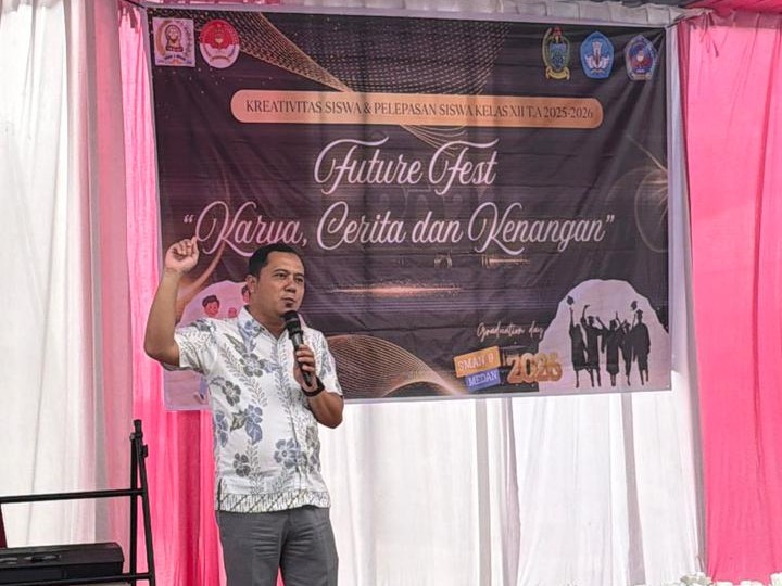 Pentas Seni Jadi Ruang Inspirasi, UT Medan Ajak Siswa SMAN 9 Medan Raih Pendidikan Tinggi