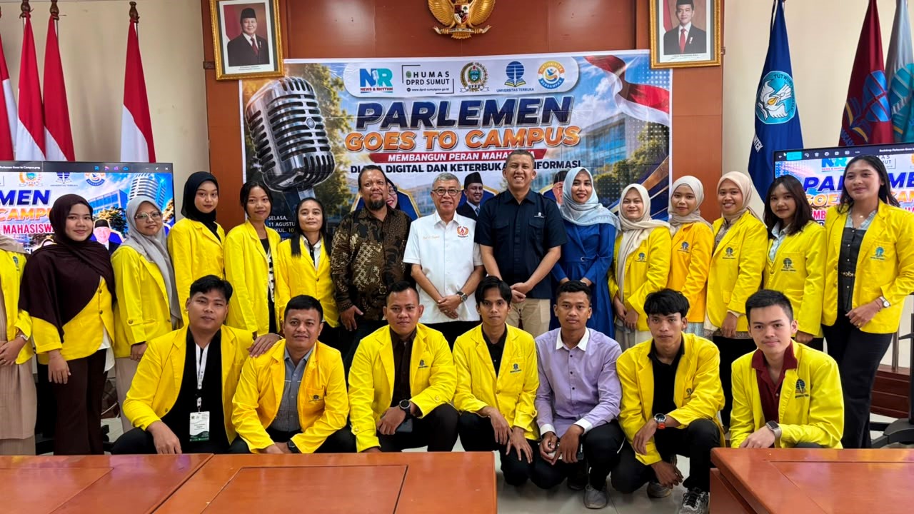 Perkuat Wawasan Demokrasi di Era Digital: Mahasiswa UT Medan Ikuti “Parlemen Goes to Campus”