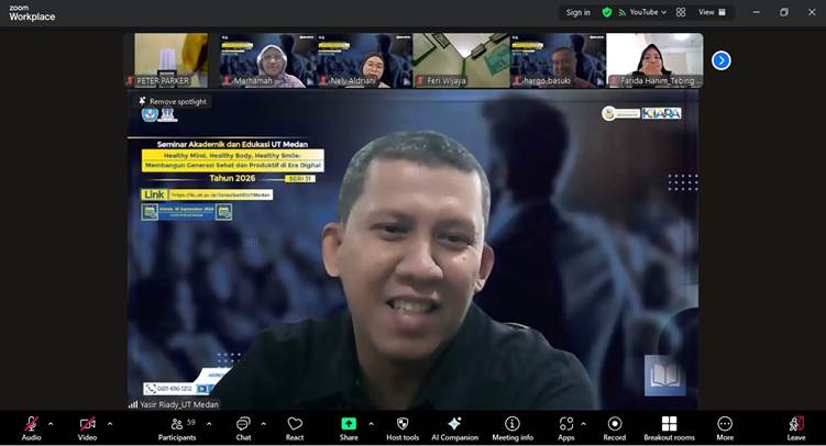 UT Medan Sukses Gelar Seminar Akademik Seri 31: Bangun Generasi Sehat di Era Digital